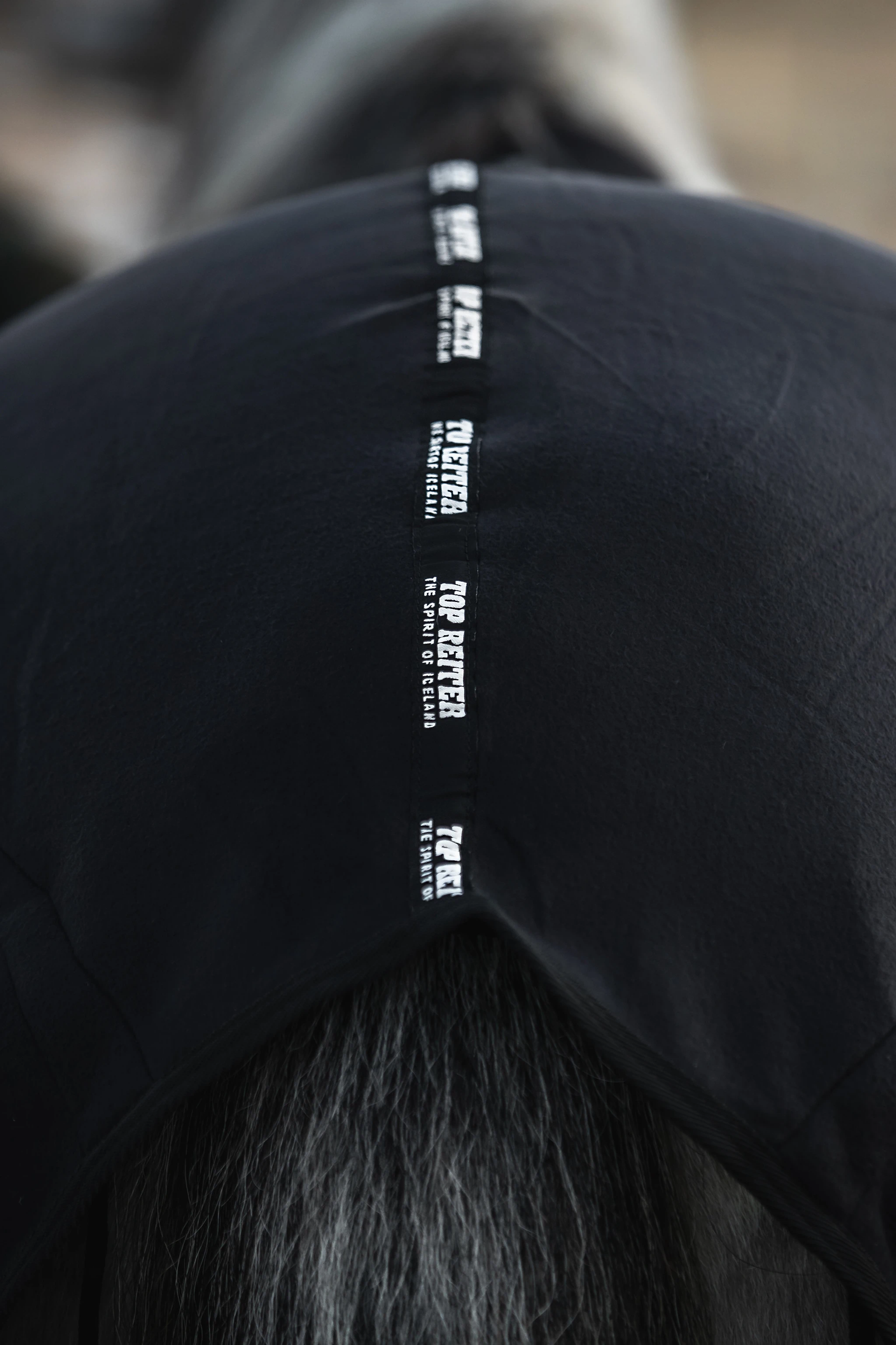 Fleecedecke | Schwarz | 125 cm