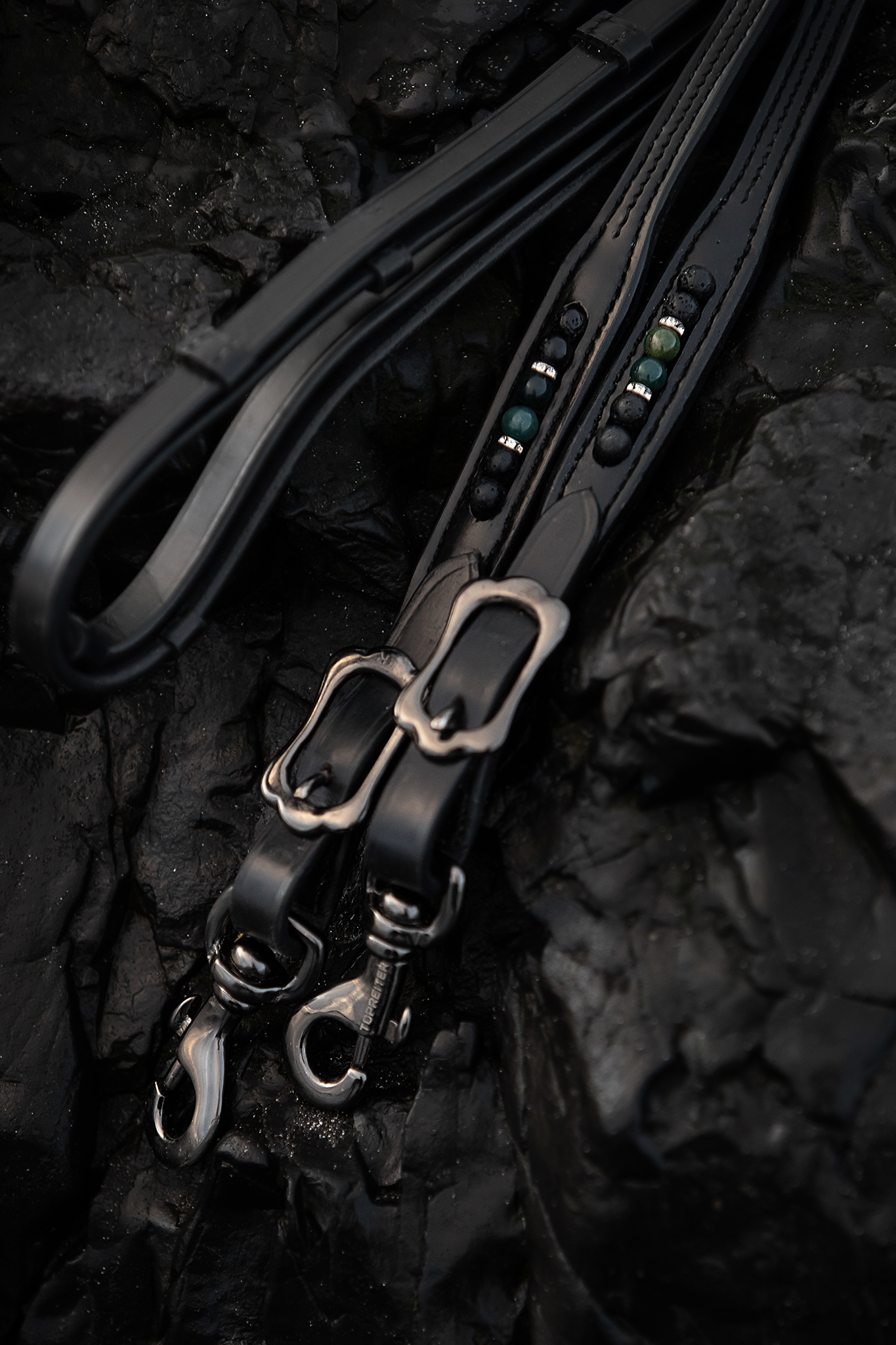 Orka Lederzügel mit Stegen