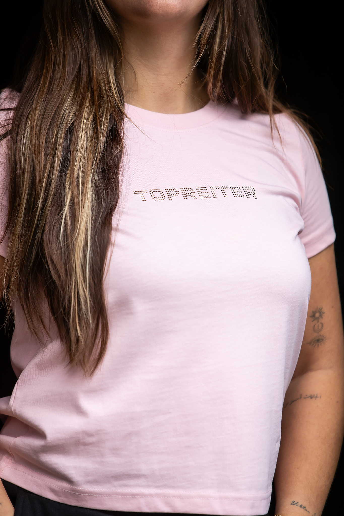 Topreiter Crystal Cropped T-Shirt