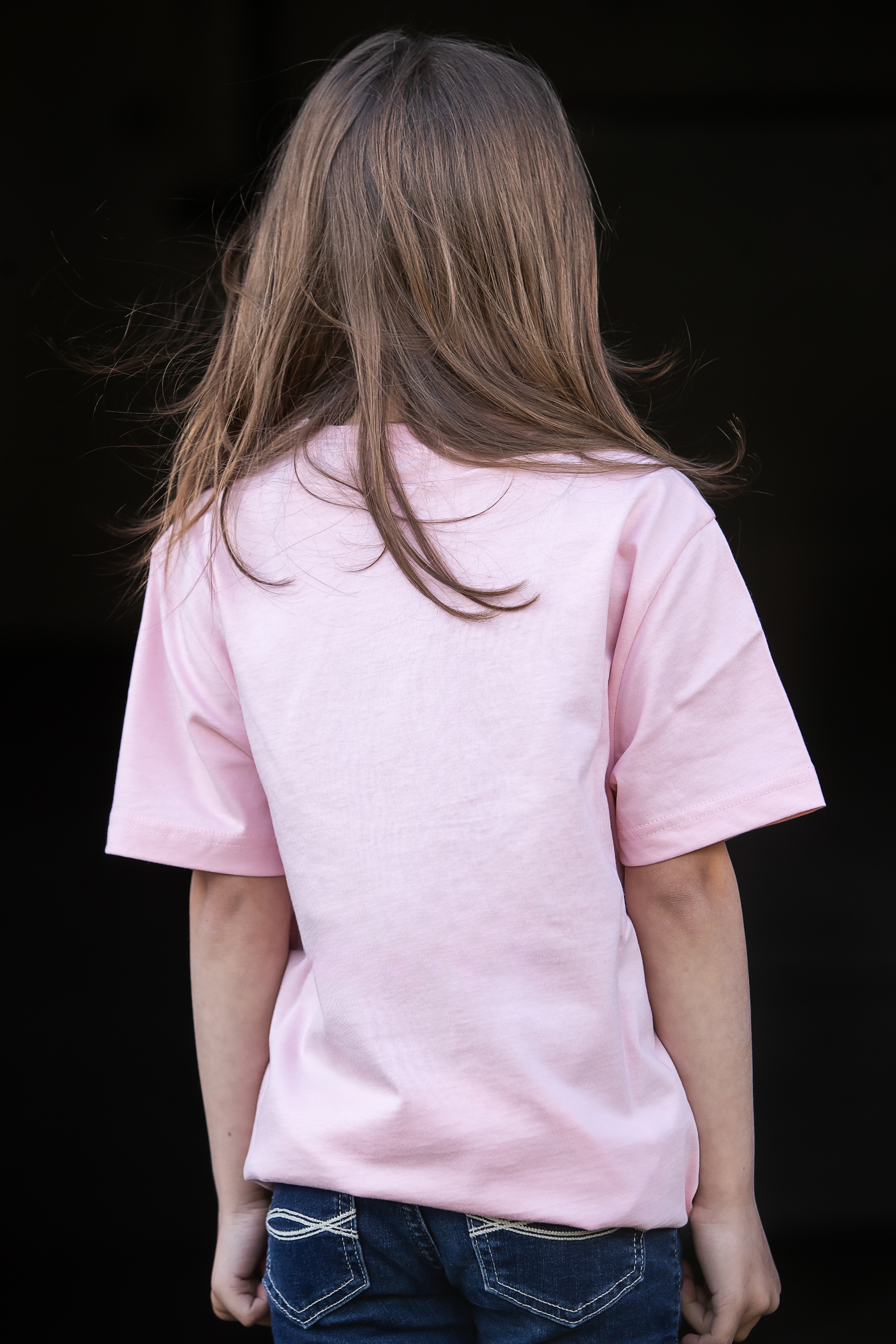 Glitzer Logo T-Shirt Kinder