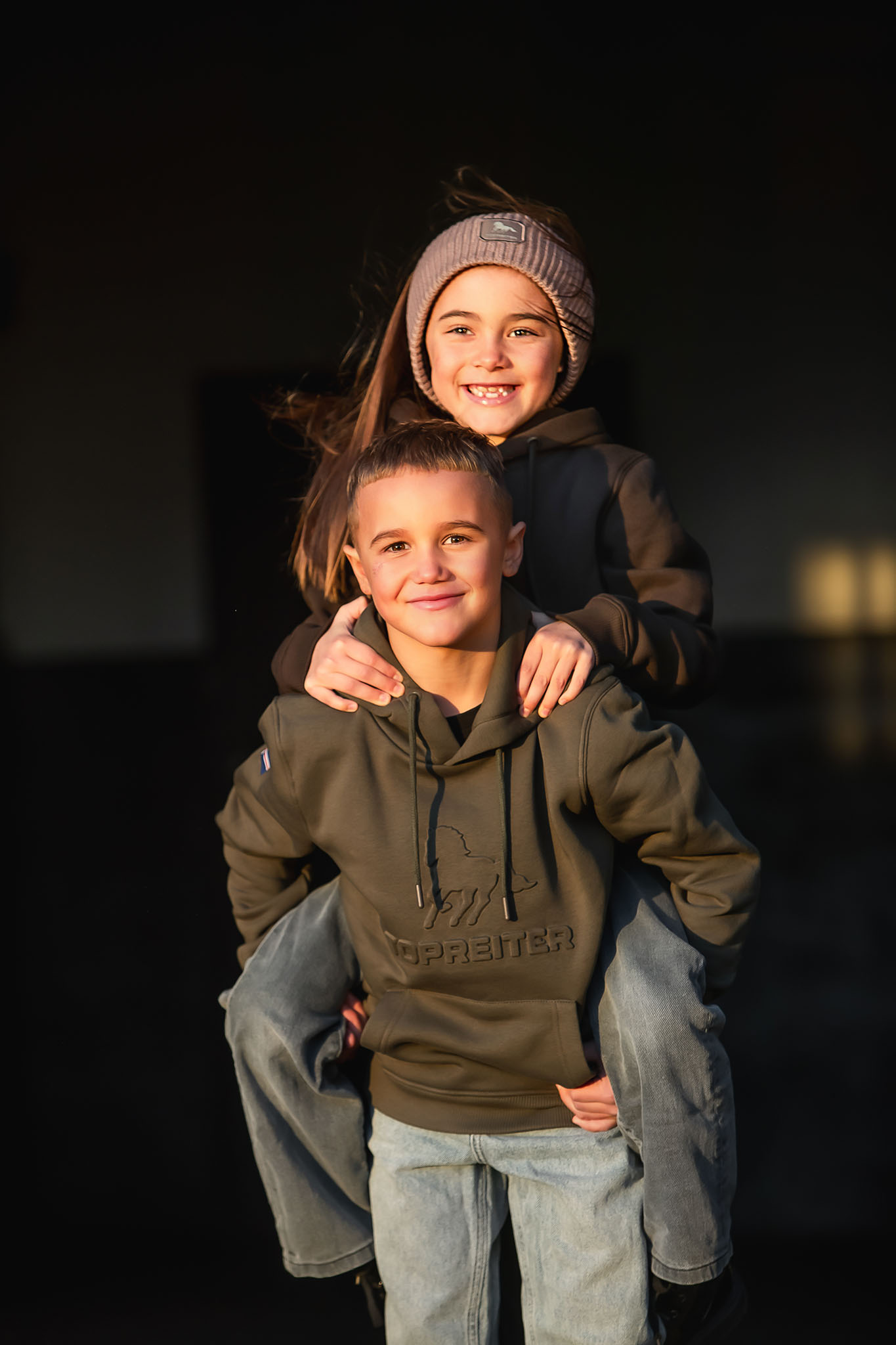 Hestur Hoodie Kinder 3D