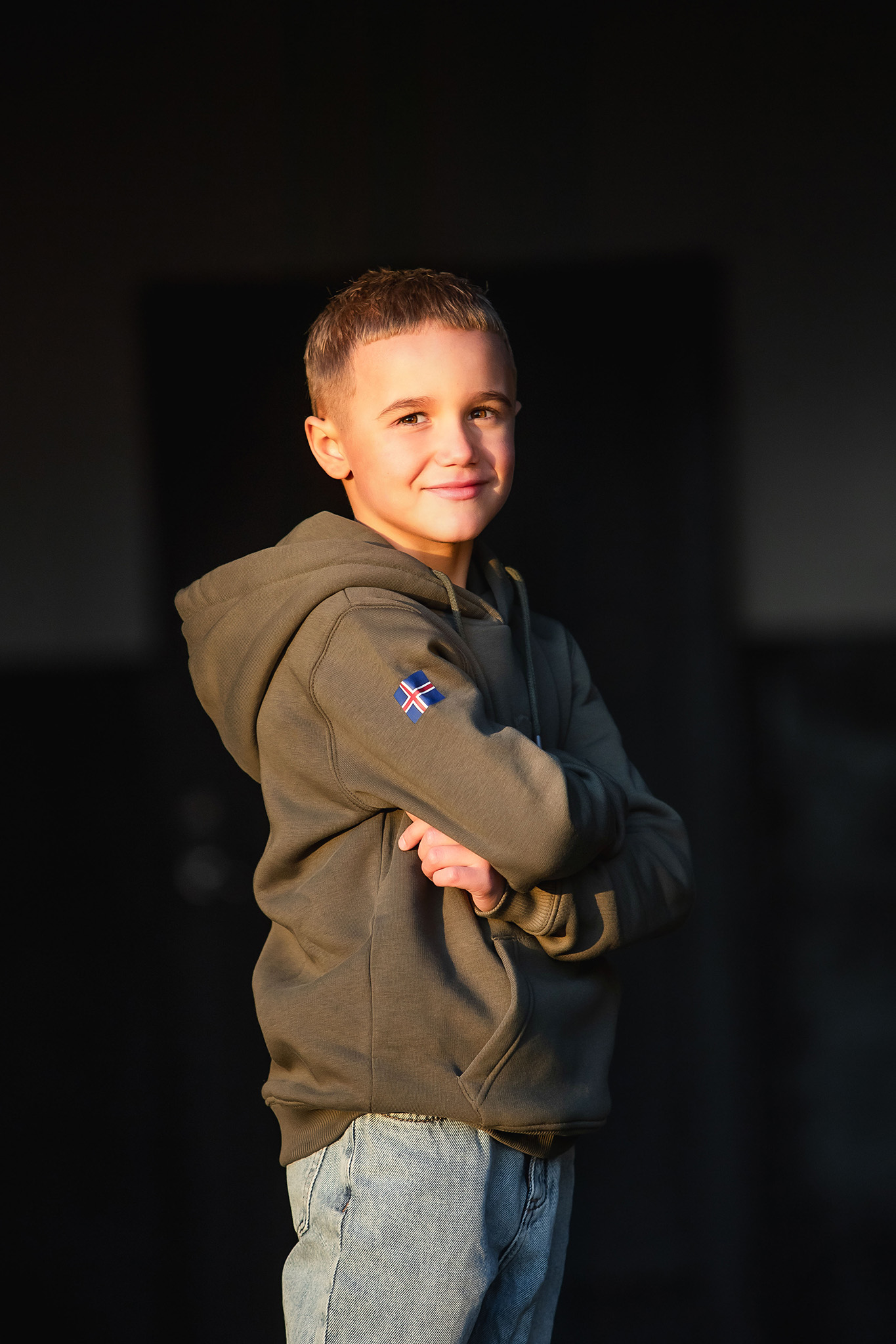 Hestur Hoodie Kinder 3D