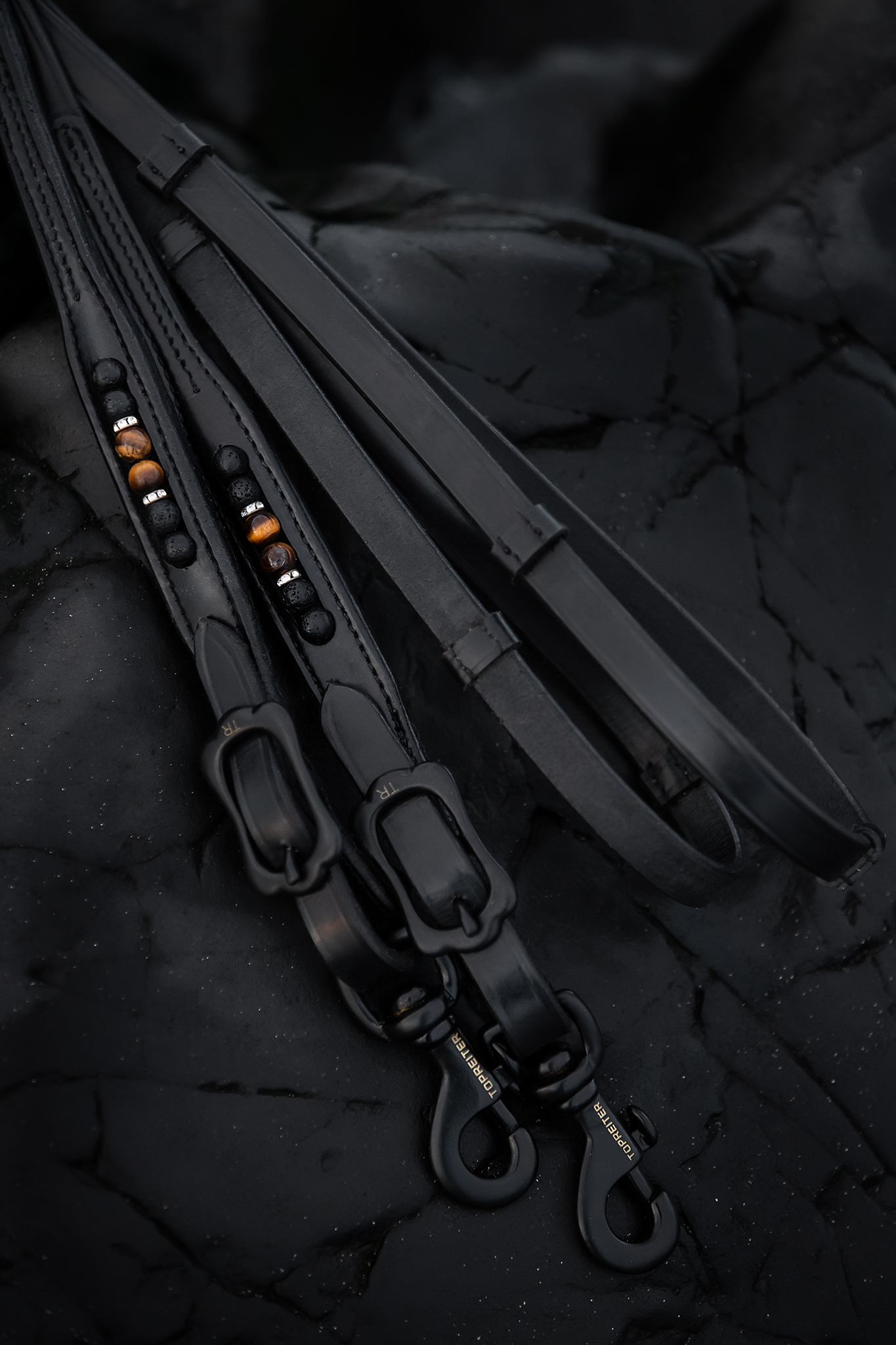 Orka Lederzügel mit Stegen