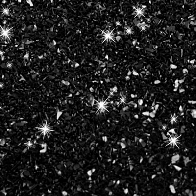Black with Crystals